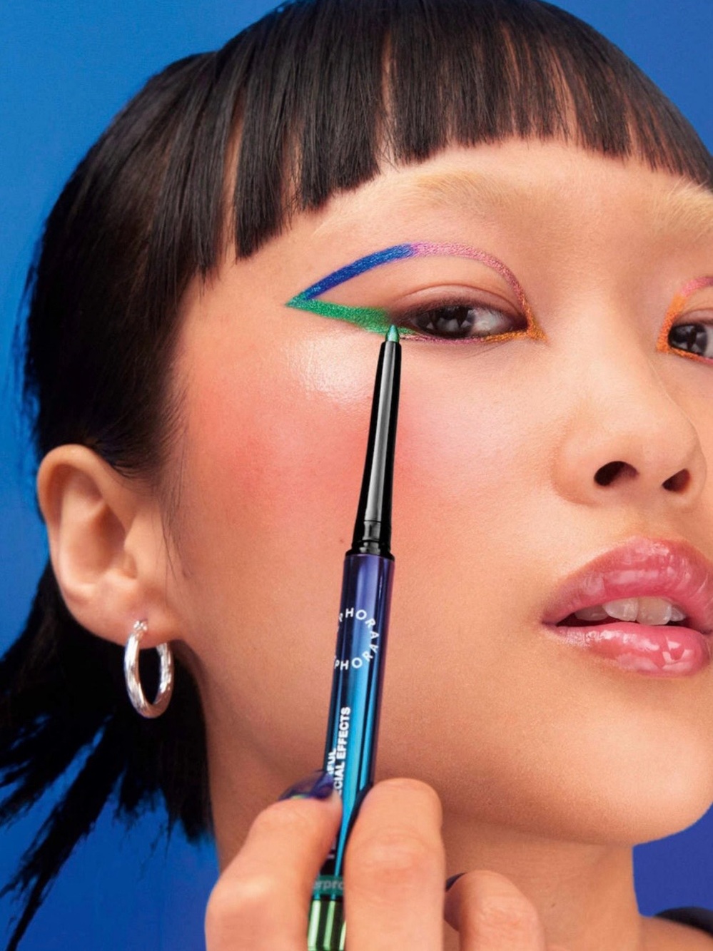 Sephora 12 hr colorfull special effects multichrome eyeliner Green Aurora